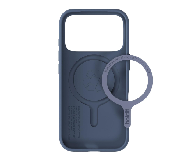 Holdit Soft Magsafe Case iPhone 17 Pro Max Pacific Blue 16912 - 1361755 - zdjęcie 4